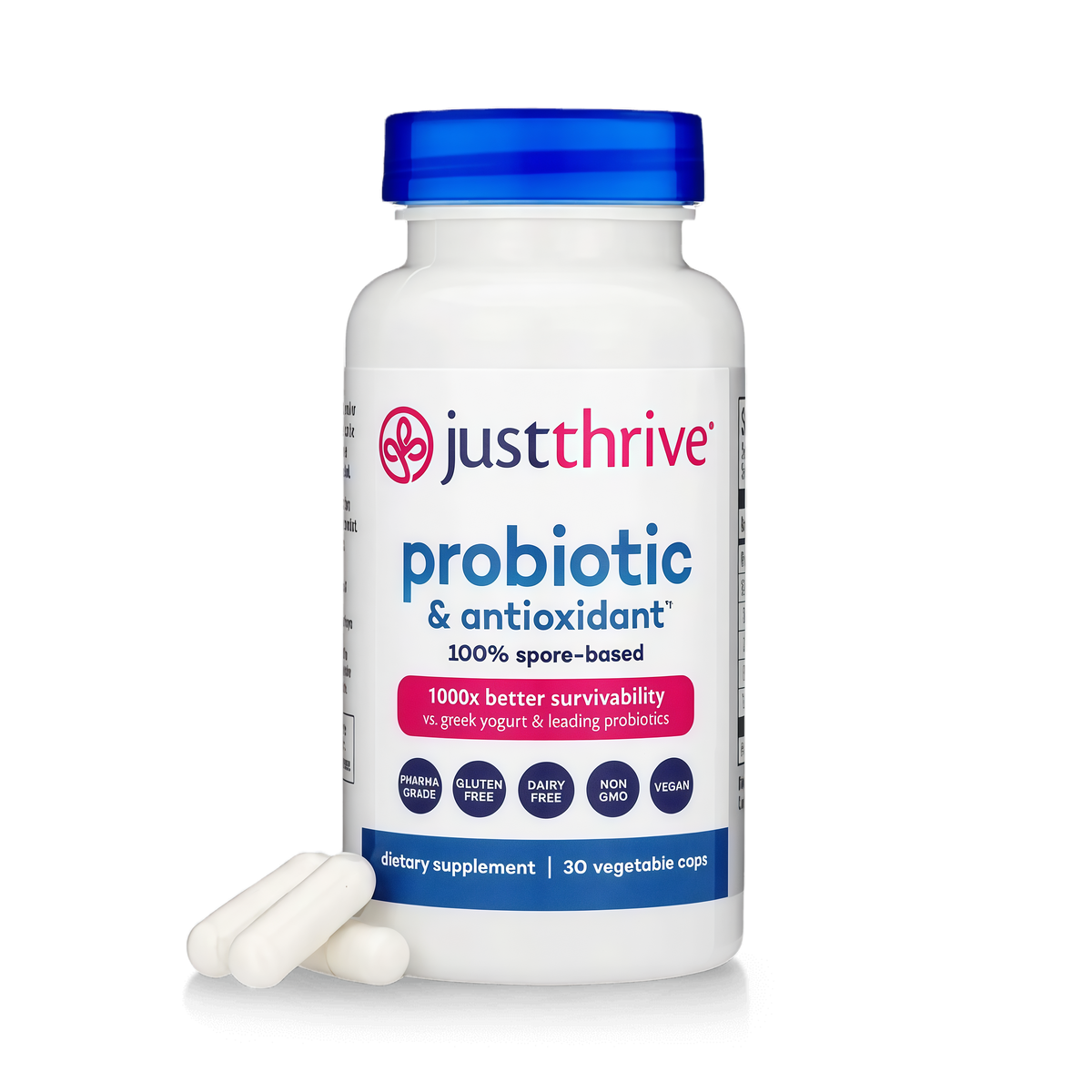 30-Day Probiotic Supplement for Gut Wellness
