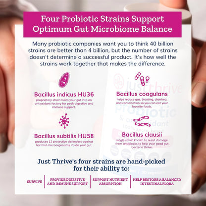 30-Day Probiotic Supplement for Gut Wellness
