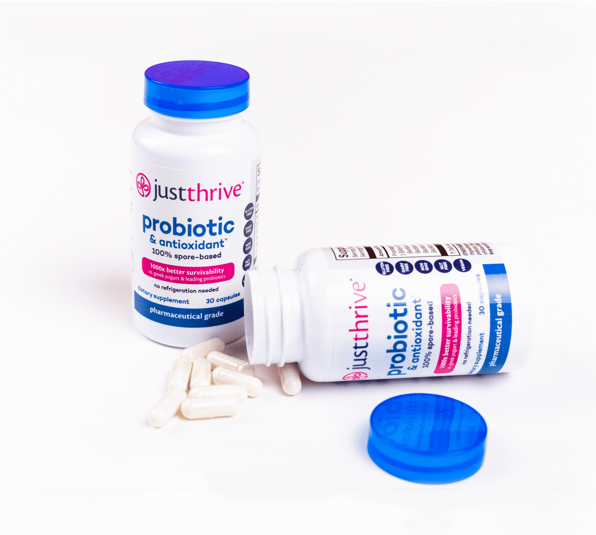 Probiotic product bottle